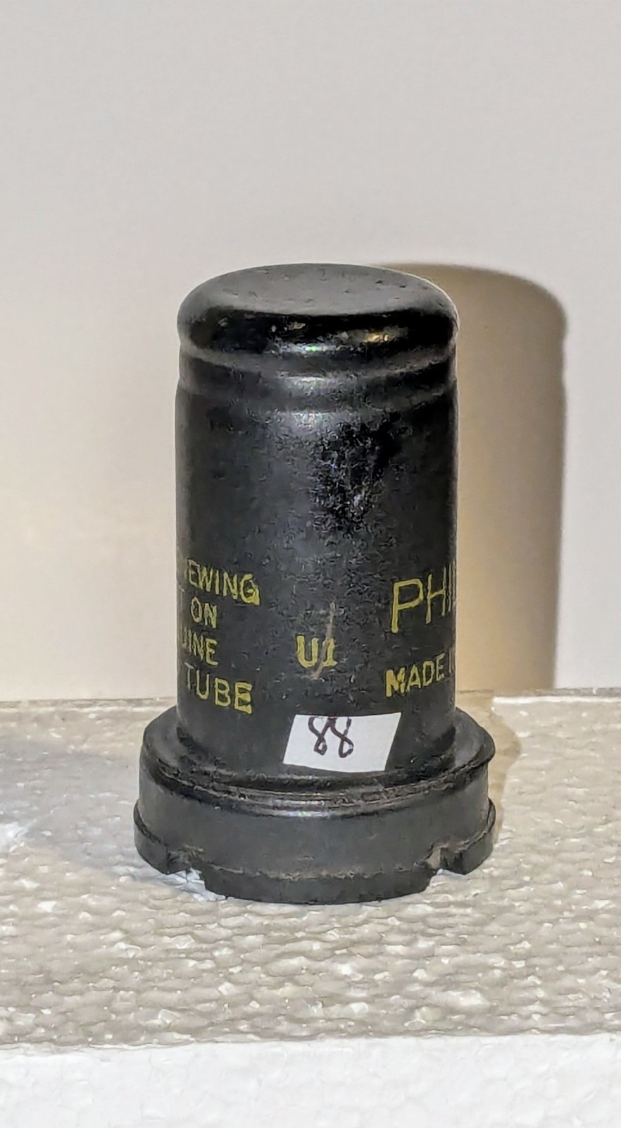 Vintage Tested Good Philco 6SF5 Amplifier Radio Audio Metal Vacuum Tube