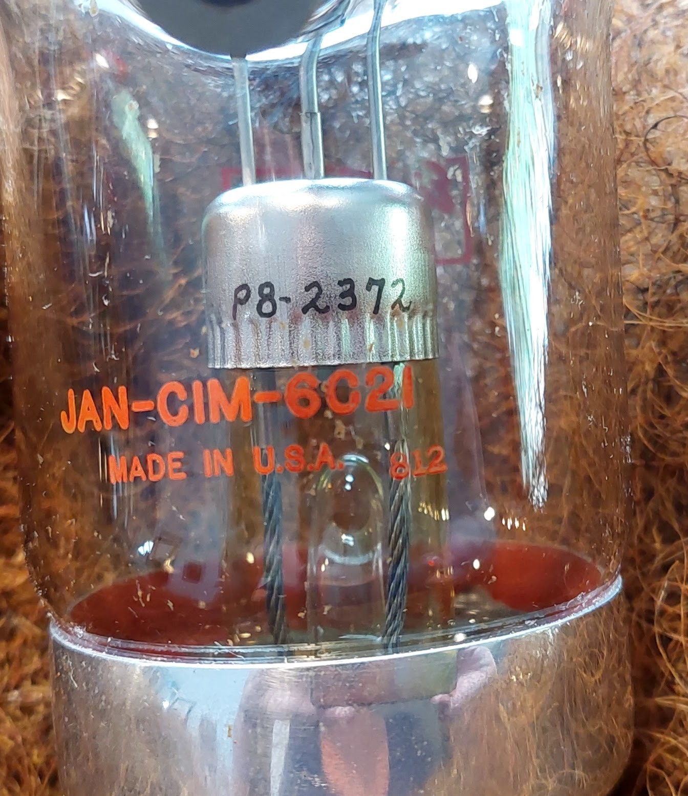 Pair of Eimac 6C21 High Vacuum Power Triode Tubes, US Army/Navy Original Package