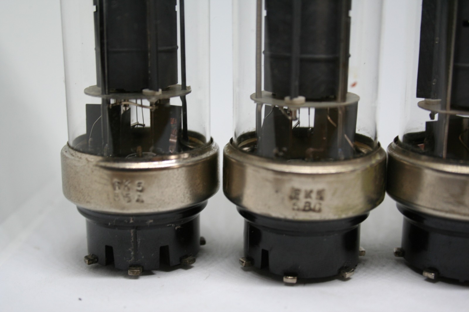 4699 METAL BASE EL6/425 TUBE QUAD MATCHED 1950’s PRE EL34 EL60 VINATGE STEREO X4