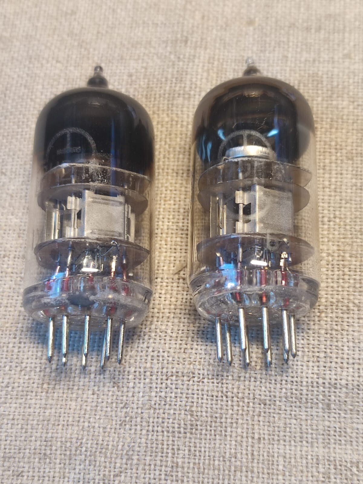 2 pcs. 6N2P-E REFLECTOR / ECC83 Double Triode Tubes 1963-64′ RARE! Triple Mica