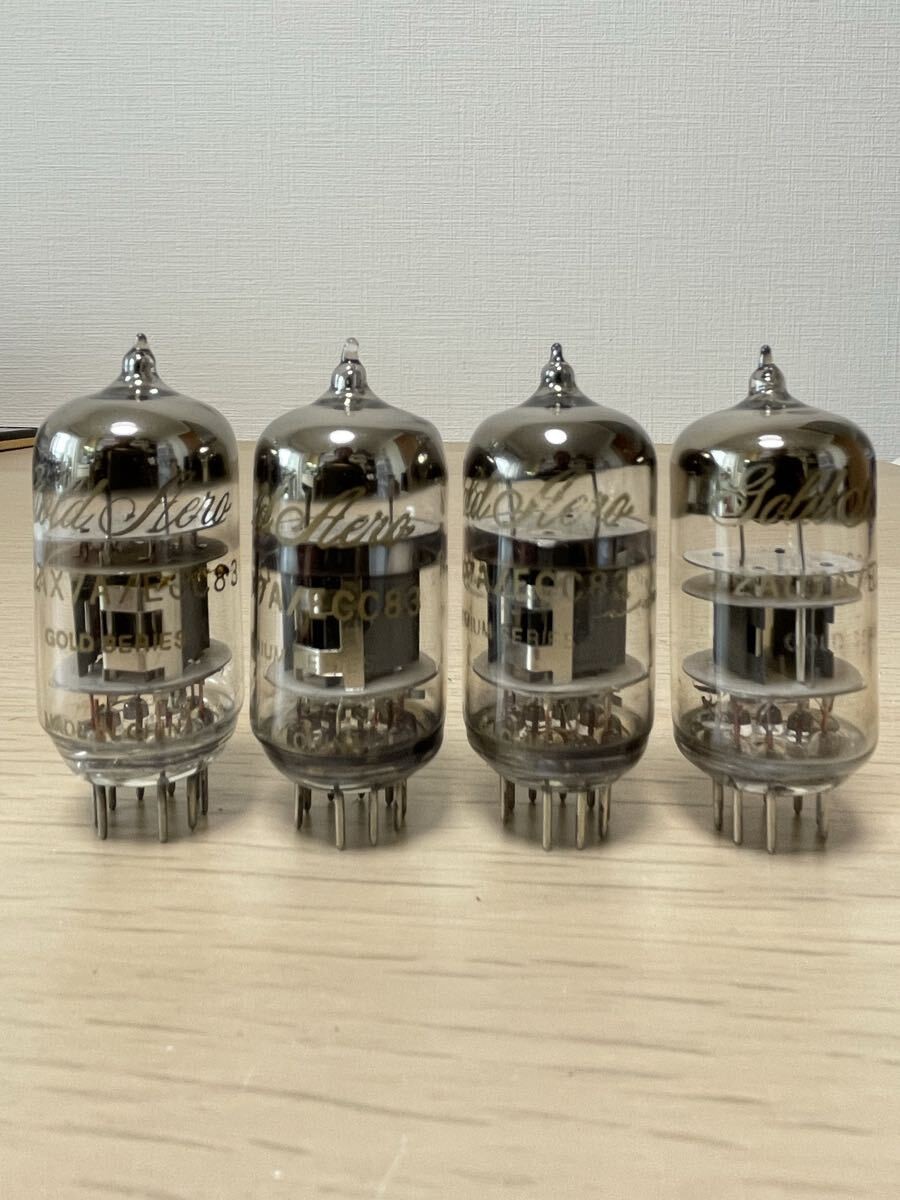 Gold Aero 12AX7A ECC83 Vacuum Tube 3pcs 12AU7A ECC82 Tested Used