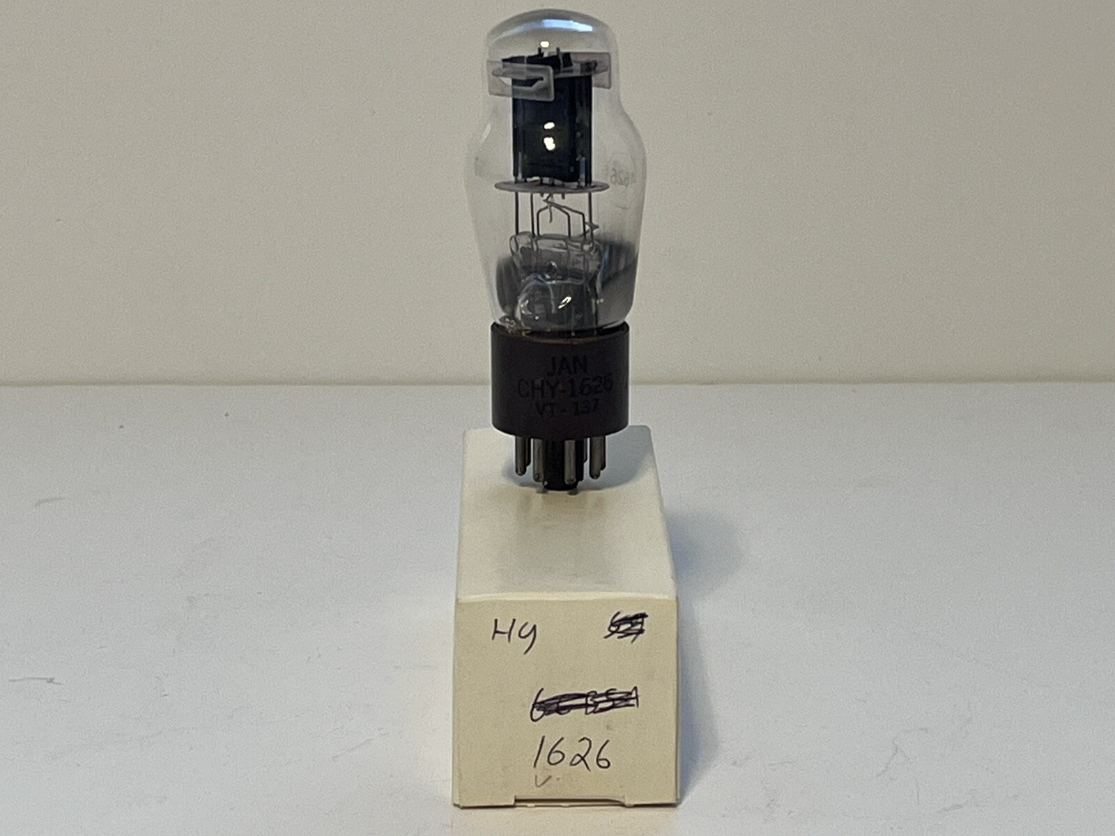 Hytron 1626 / VT137 Vacuum tube Tests Good