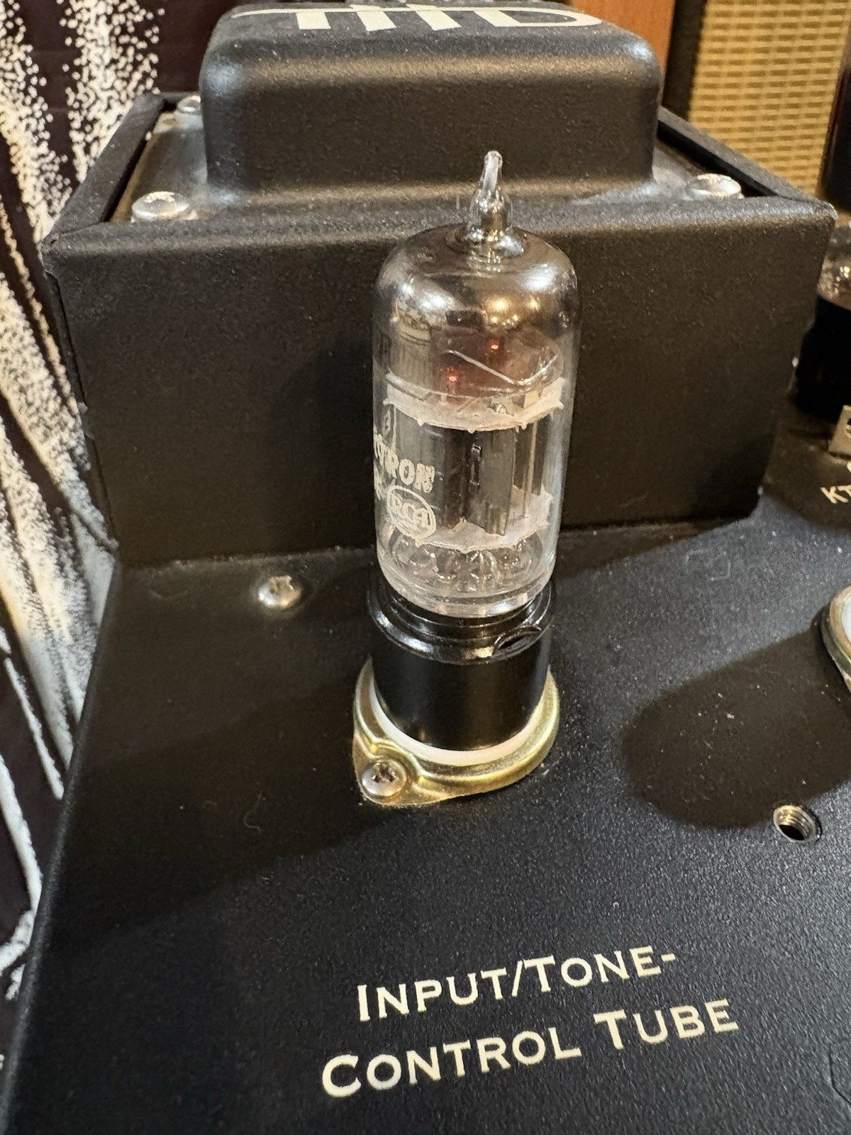 1959 RCA 12AU7A 3 Mica Square Getter Black Long PLATE Tube TV7&Maxi Test ANOS🎧