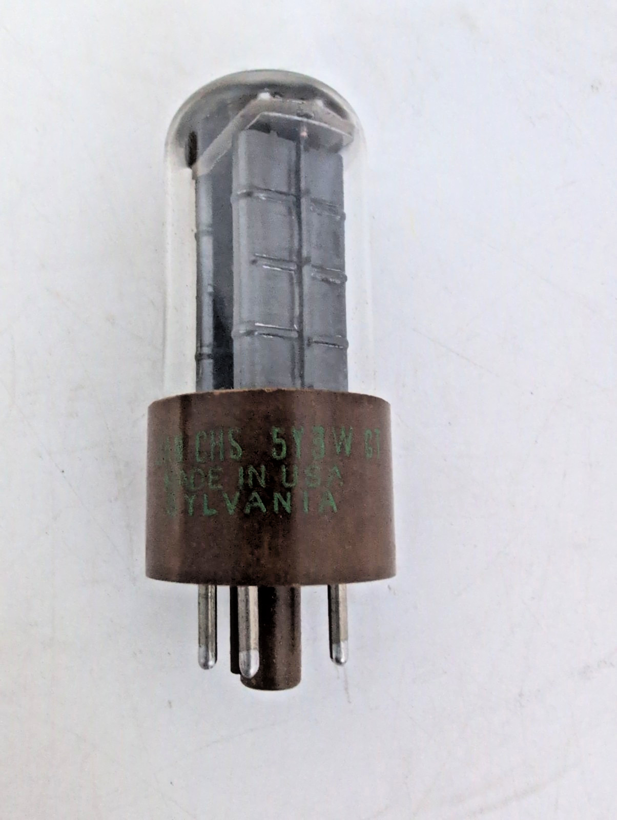 SYLVANIA ONE ELECTRON JAN-CHS-5Y3WGT