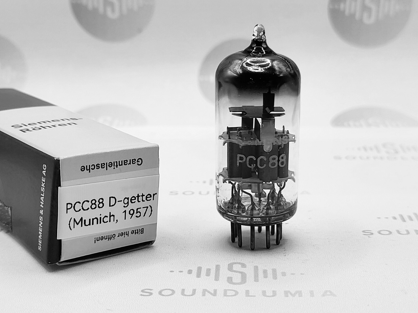 1x Siemens PCC88 = 7DJ8 (6DJ8 equiv.) D-getter – Munich ’57 (DJ0 ‡7C) -Tests NOS