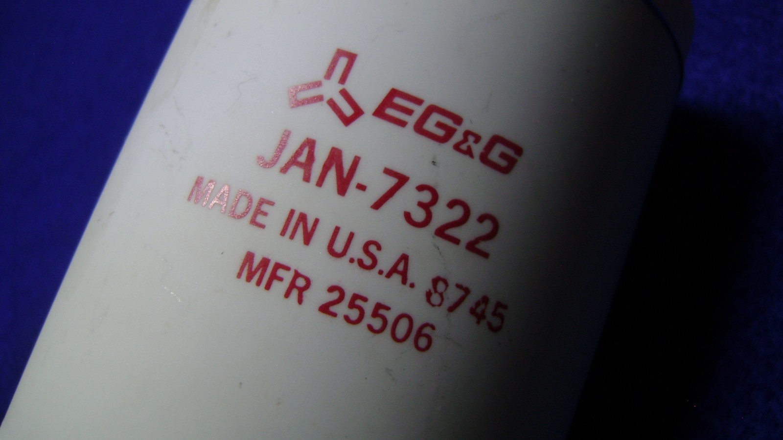 EG&G JAN 7322 1802 Hydrogen Thyratron Tube BIN $195 With FREE SHIPPING