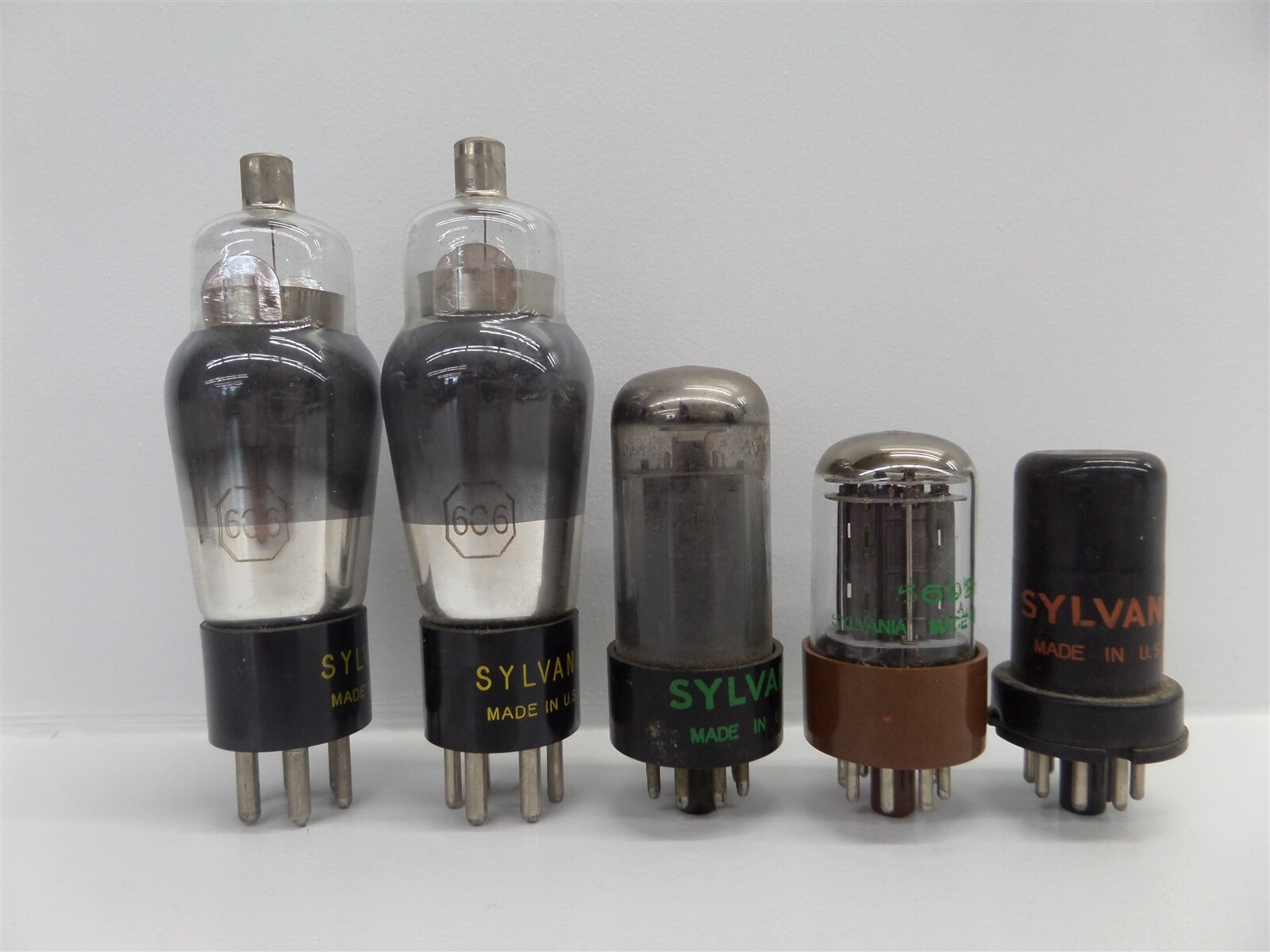 Mixed Lot Of 51 Sylvania 6V6GT 12AX7 6E5 Electron Tubes