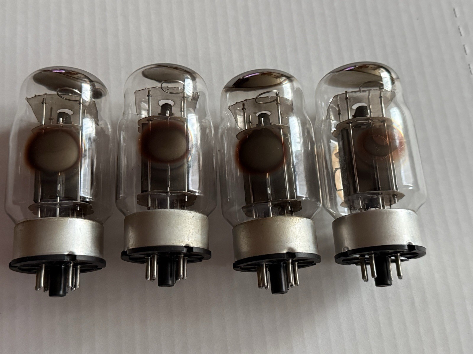 Set of 4 GEC KT88 Tubes. Test Good. Tested In Amp Also.