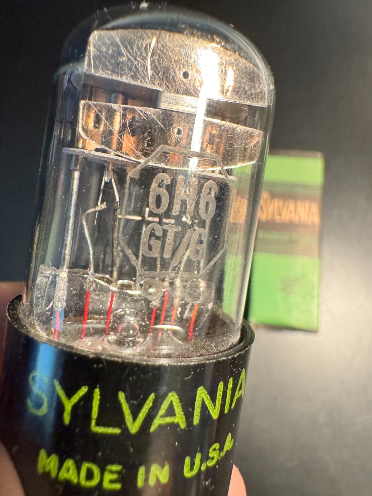 VINTAGE RADIO VACUUM TUBE 6H6GT/G – 1950s Era, Appears Excellent Untested