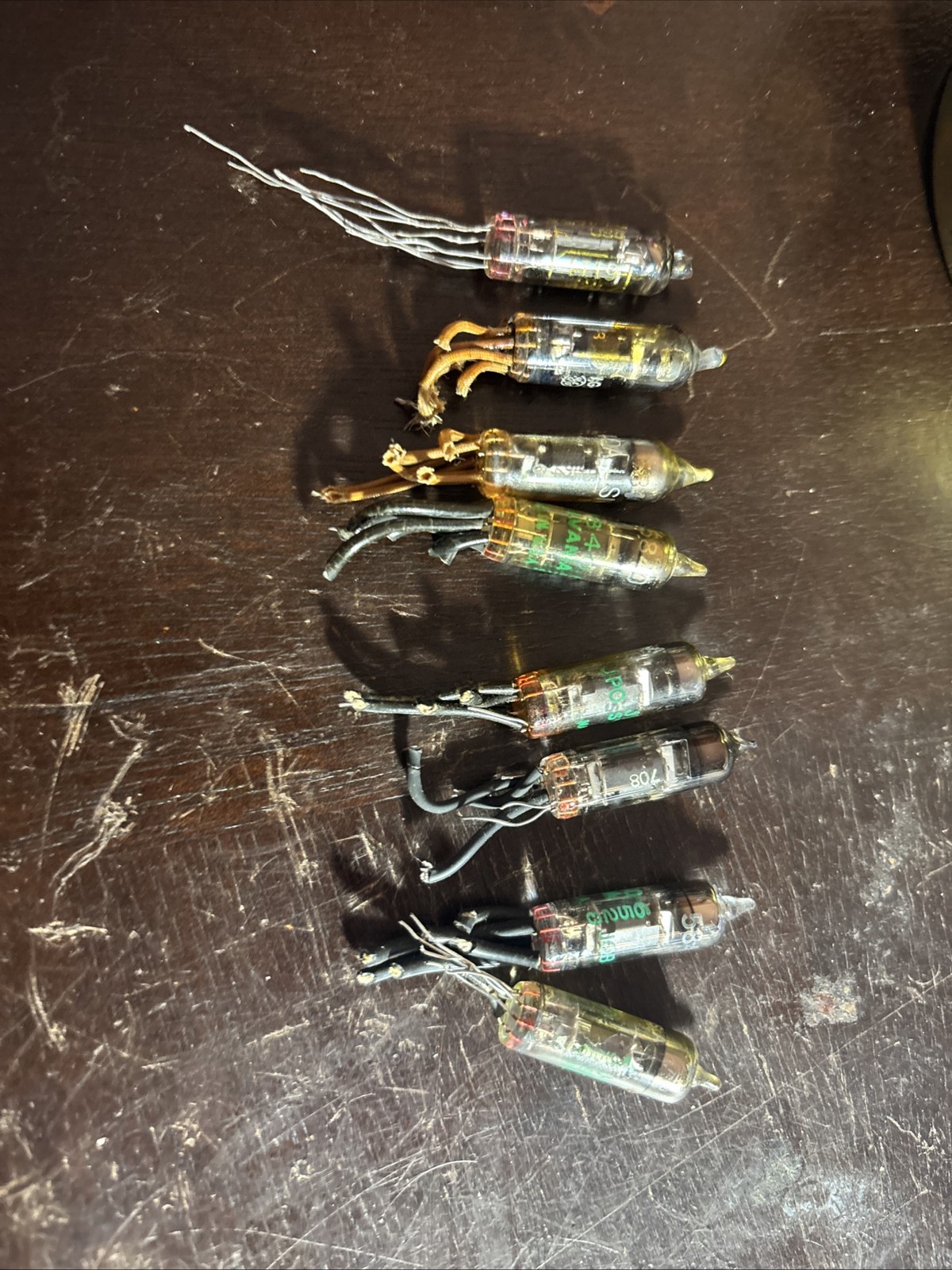 LOT OF 8 USED JHS 5840 Submini Pentode Preamp / Tube Mics, TV7