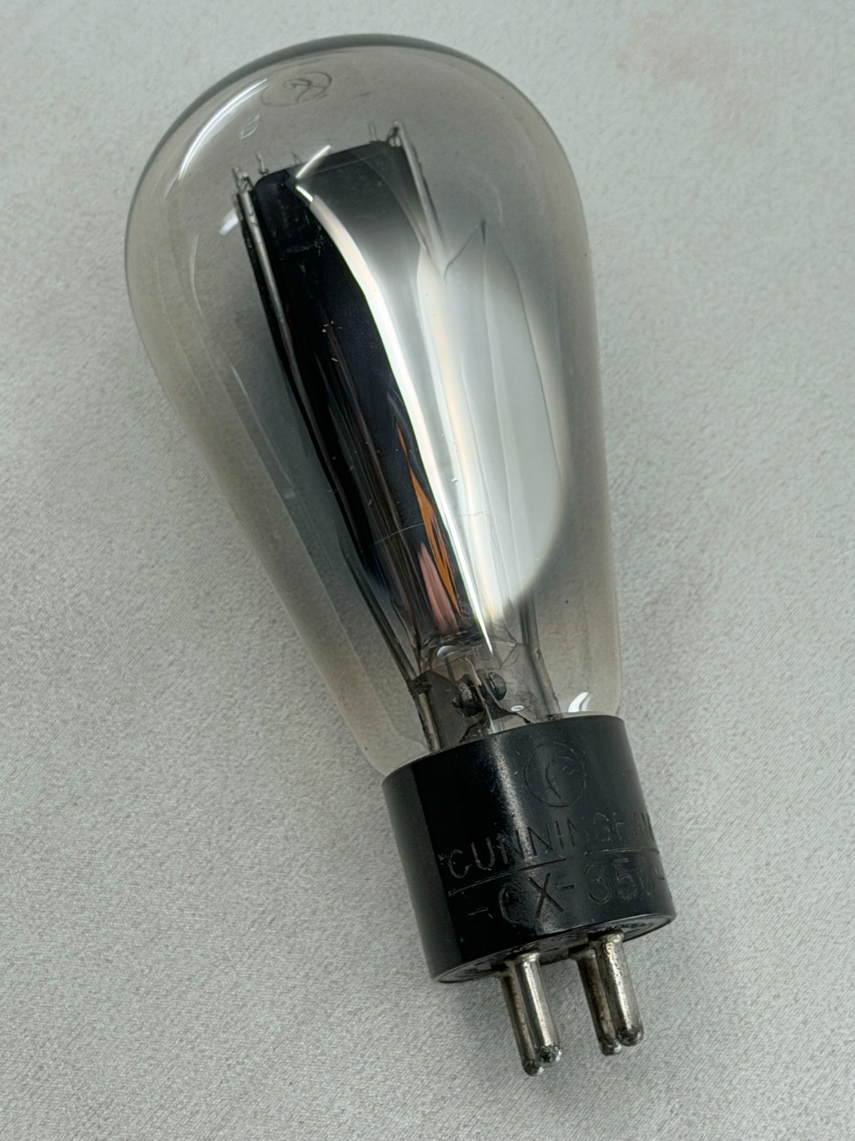 NOS Cunningham CX-350 Globe Black Plates Engraved Base Excellent Cond Tests NOS
