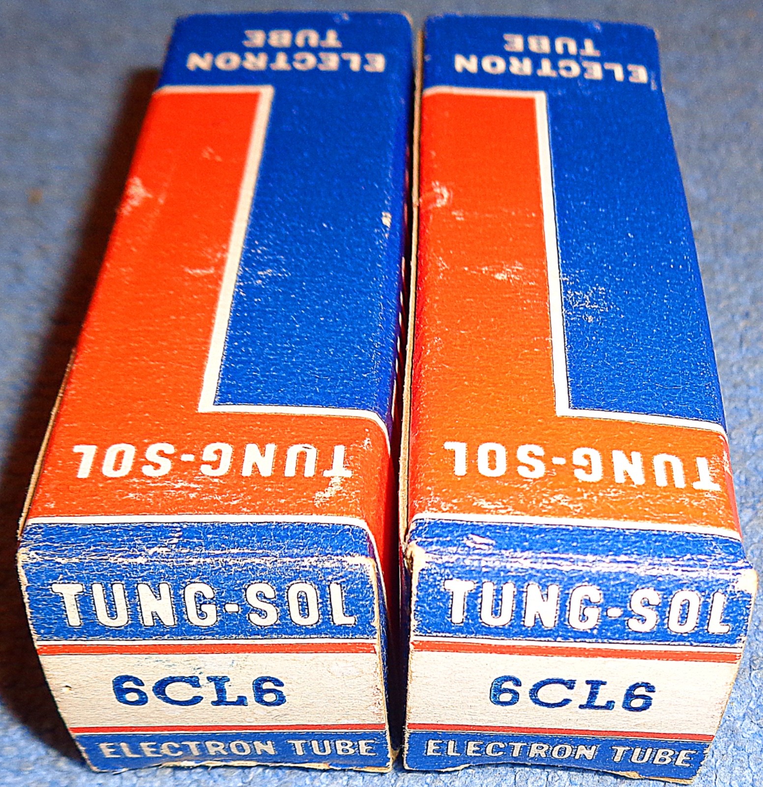 2 NOS Tung-Sol 6CL6 Vacuum Tubes 7.5-Watt Power Pentodes for Vintage Ham Radios