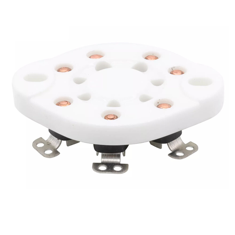 4Pc 7 Pin Tube Socket Ceramic Valve Base For 1625 FU25 826 59 Vintage Audio DIY