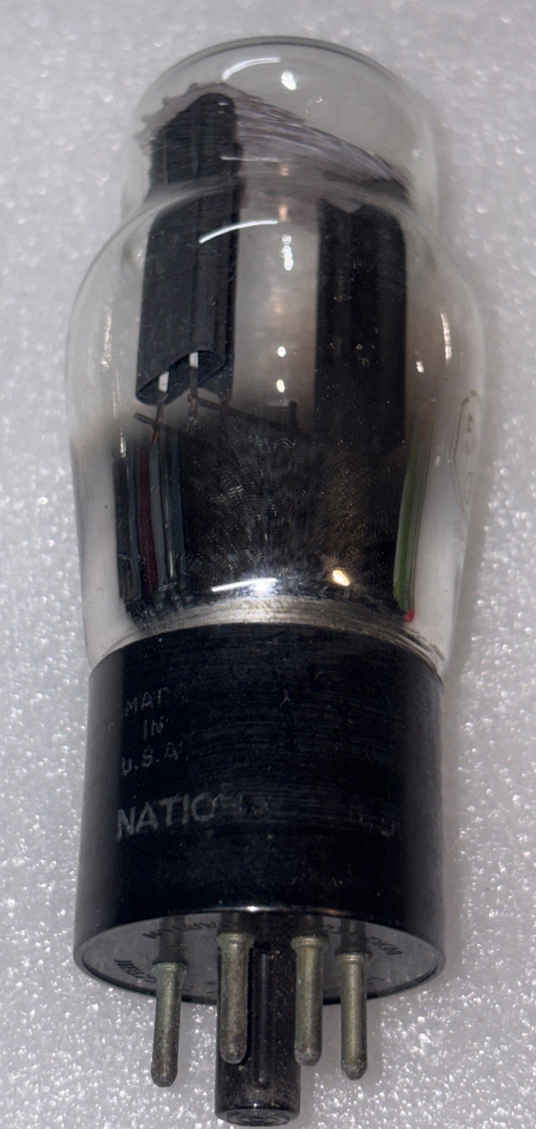 National 5Y3GT Rectifier Tube Tested Strong