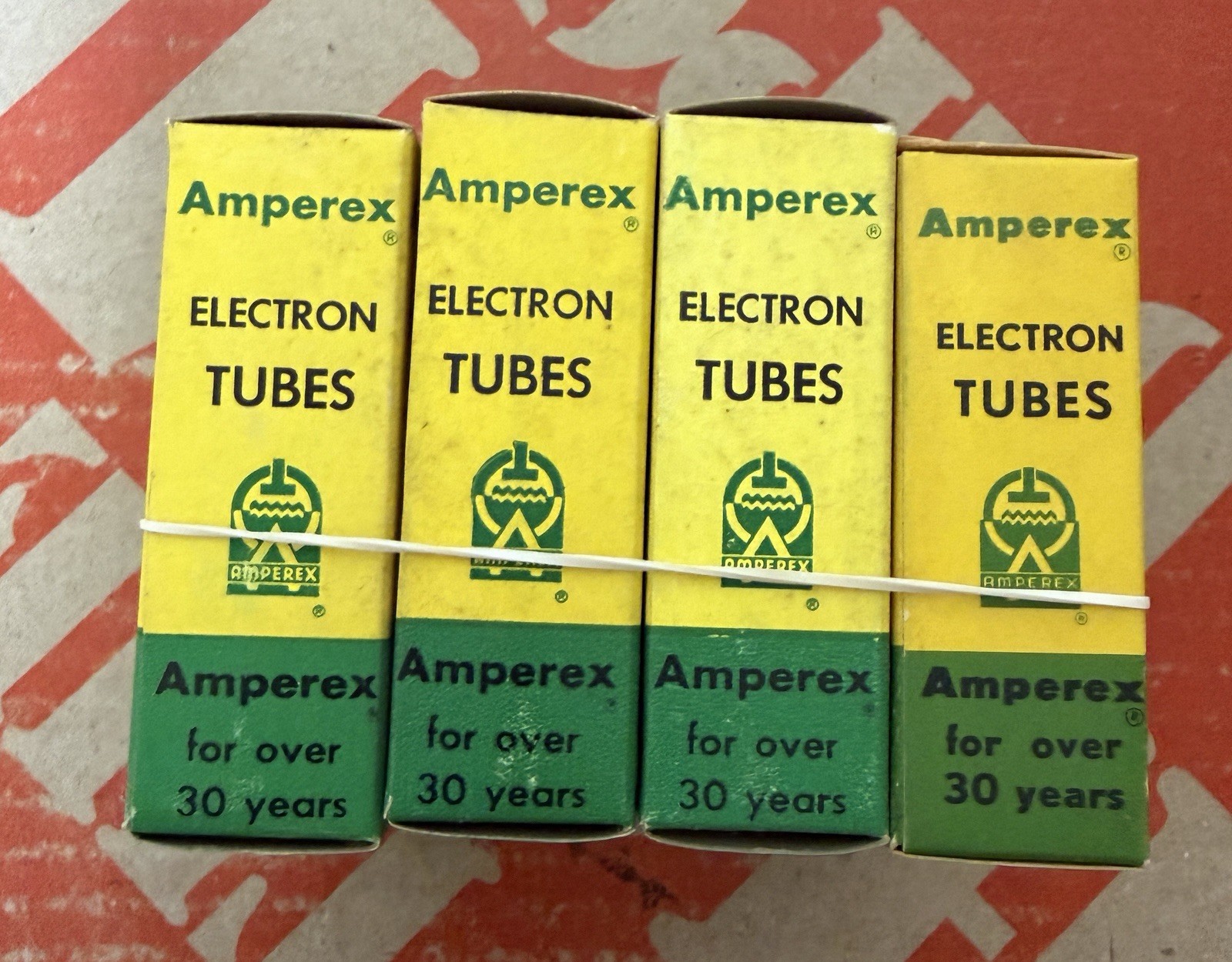 LOT OF 12 Twelve Amperex Tubes ECC189 EF93 EC95 EBC91 ECF80 Free Returns