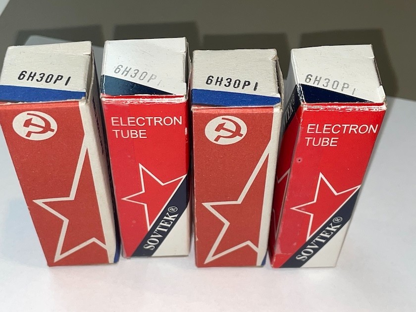 6H30Pi Sovtek tubes, 2012, new