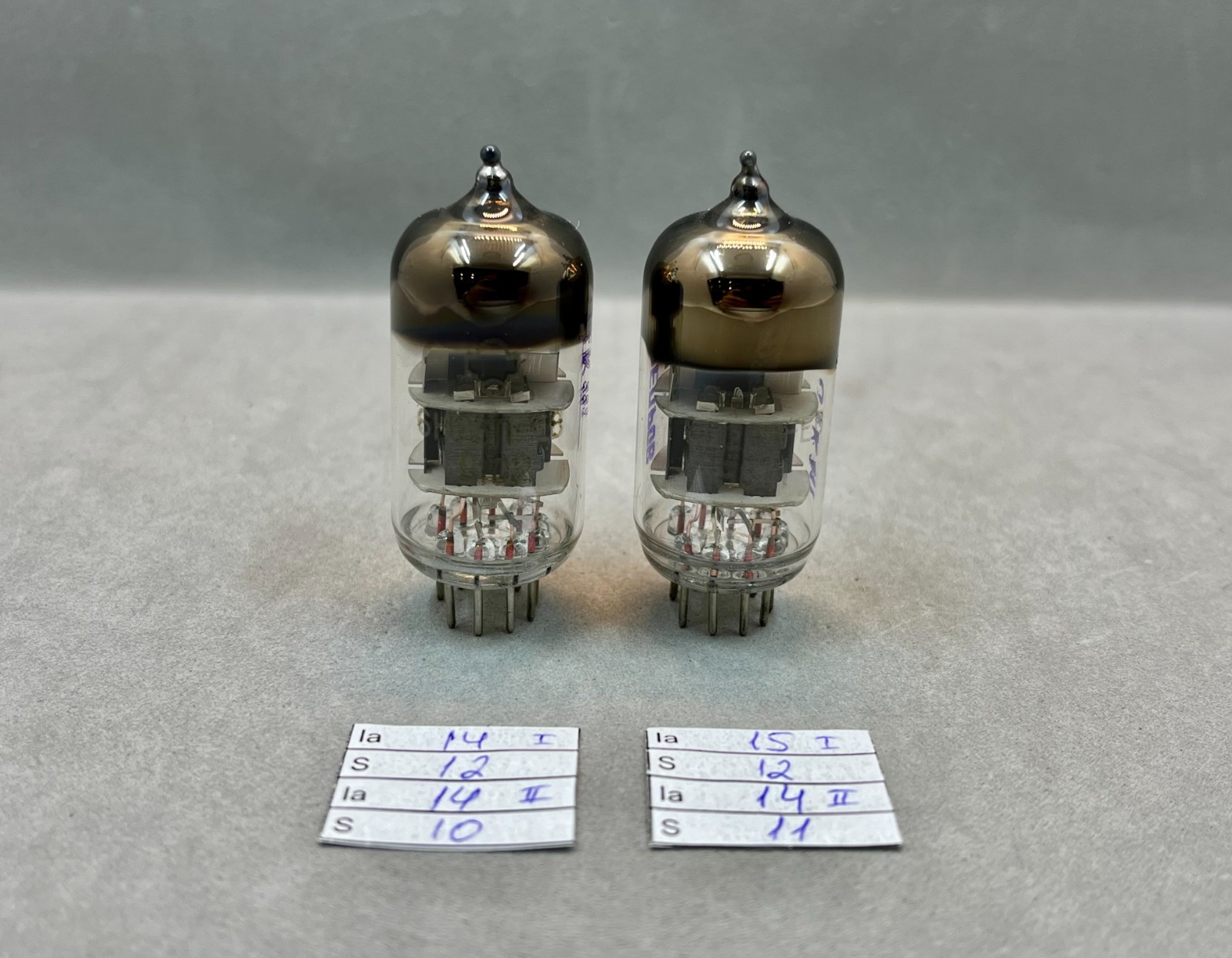 2 PCS 6N23P-EV (E88CC,ECC88,6922) NEW VACUUM TUBES REFLECTOR TESTED MATCHED PAIR