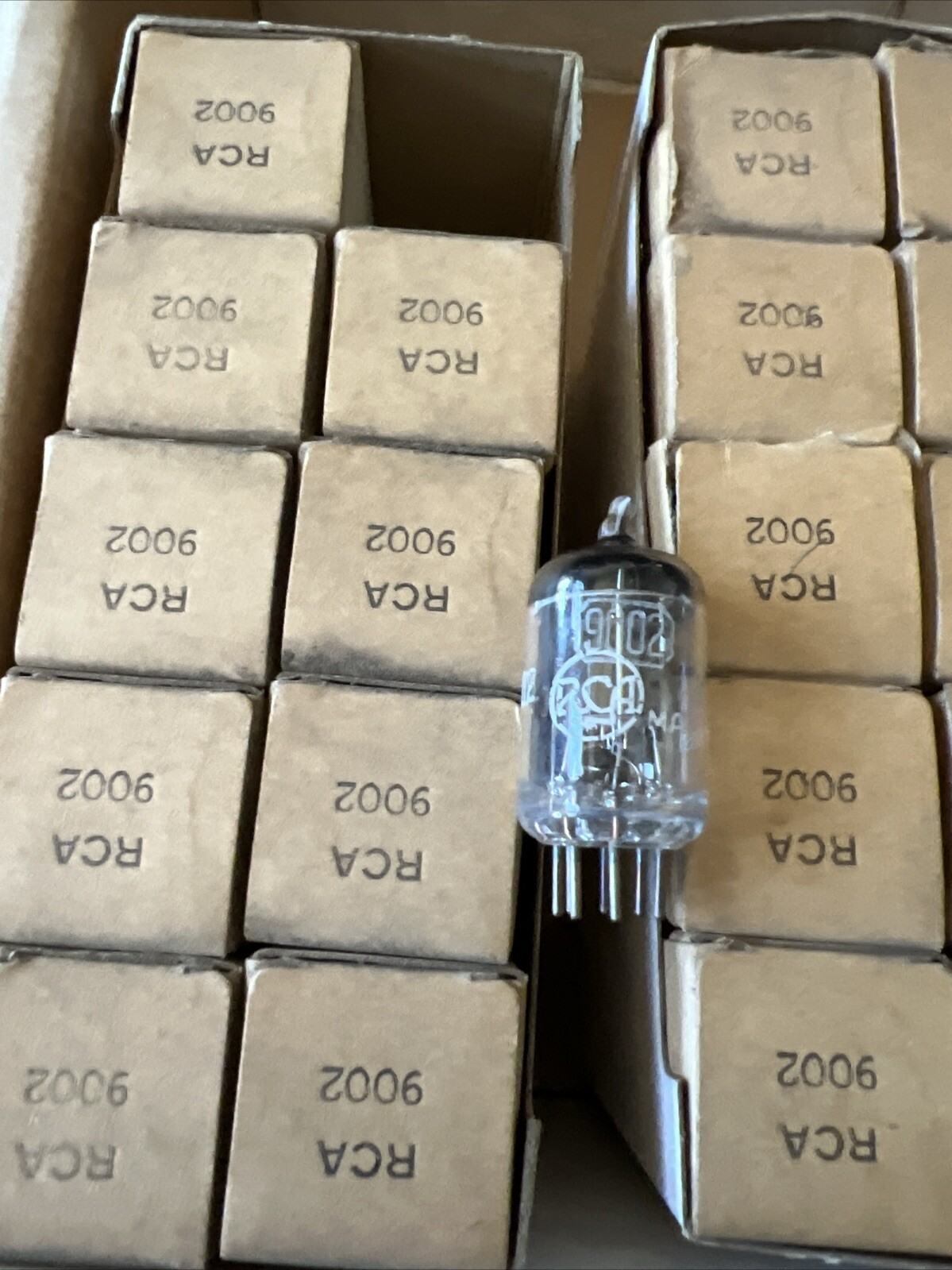 Lot Of 10: RCA JRC 9002 aka VT-202 Radio Vacuum Tubes Vintage VHF Triodes