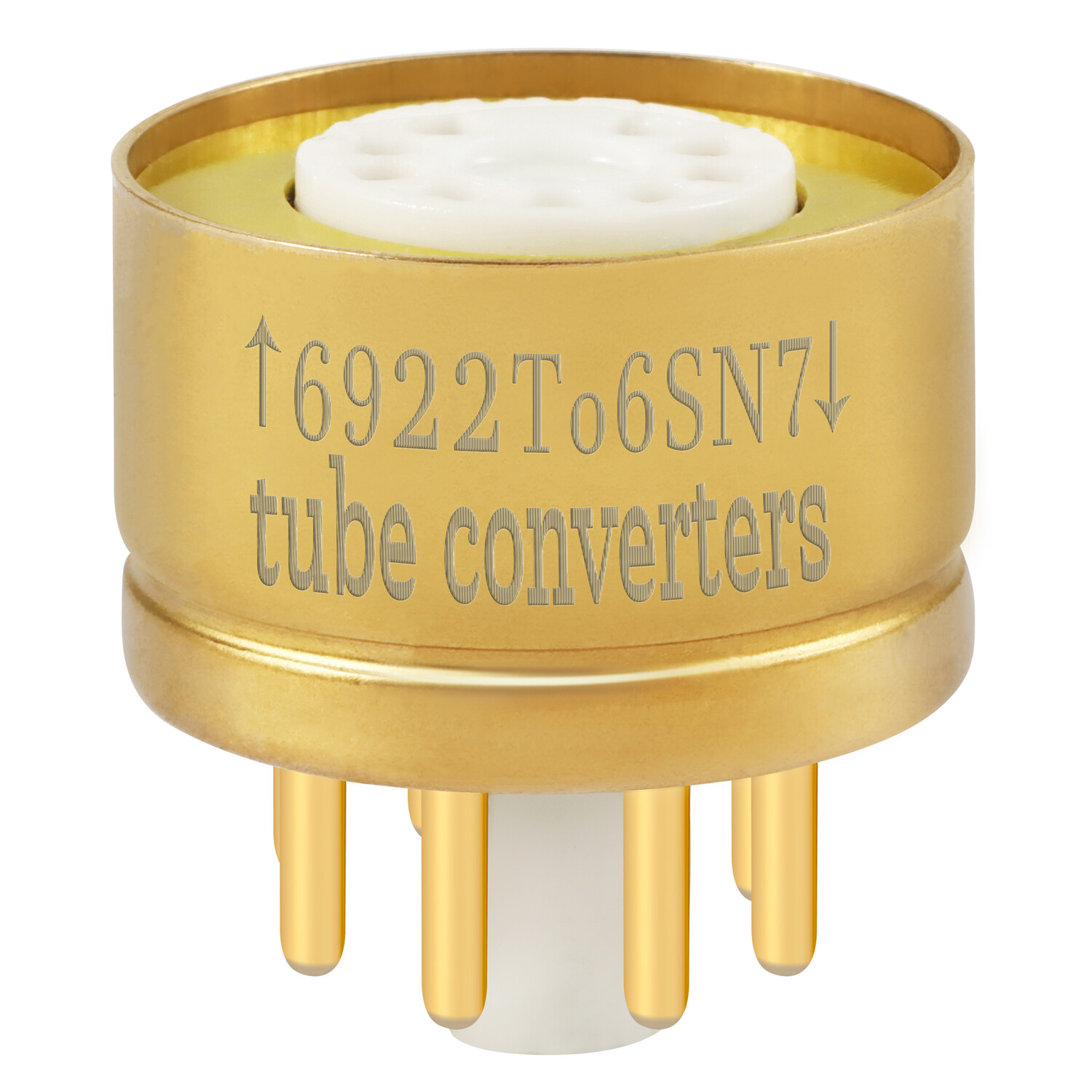 HIFI 6922 E88CC to 6SN7 6SL7 CV181 6N8 6H8C Vacuum Tube Adapter Socket Converter