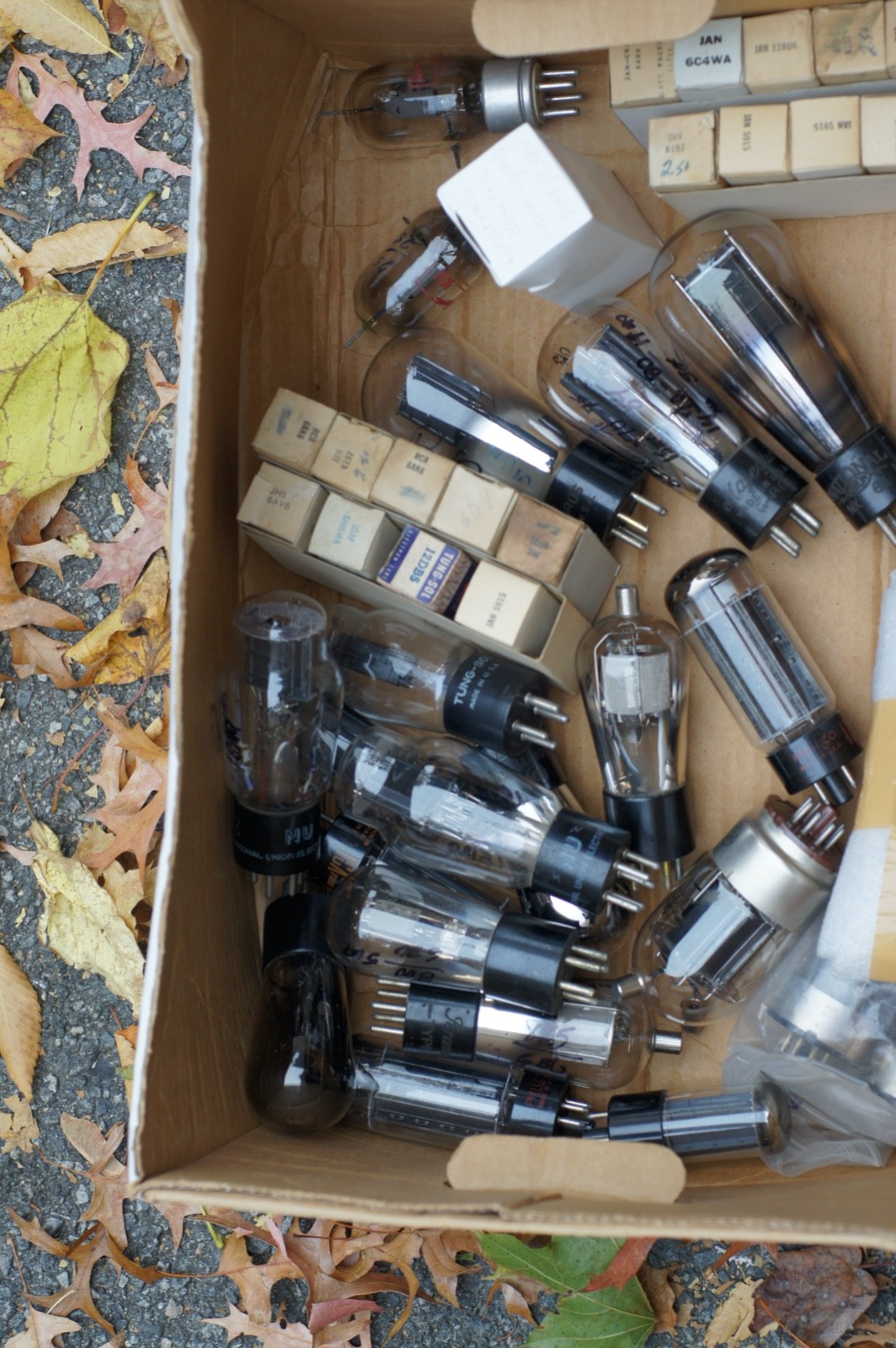 HUGE Lot of Vintage Vacuum Tubes Various Brands Radio/TV Industrial. See Below