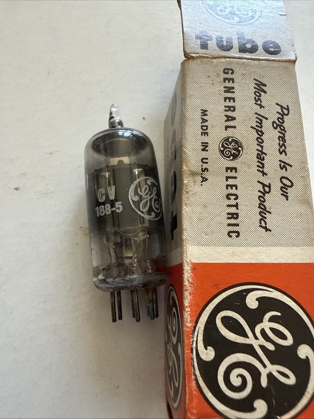 Lot Of 3: Tektronix Selected & Matched Pair GE + 1 6EW6 Tubes – NOS Tu17 T22
