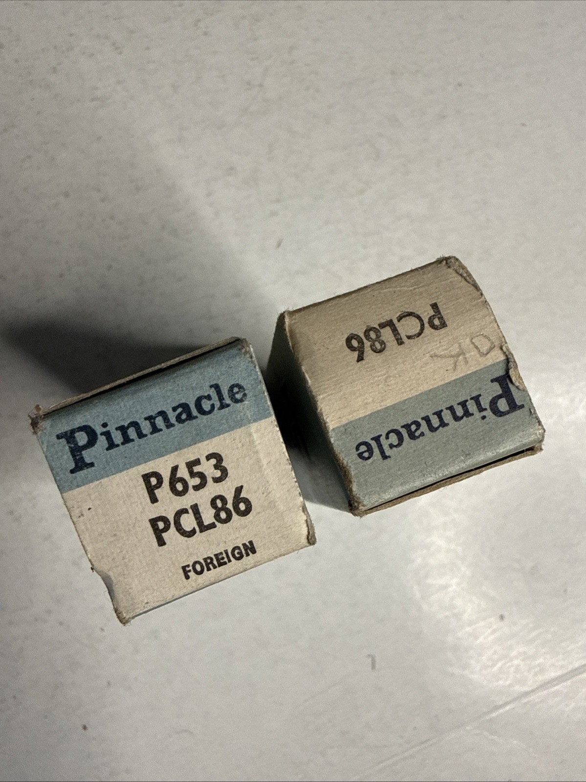Lot Of 2: Pinnacle PCL86 Valve Tube NOS Solus Tu4