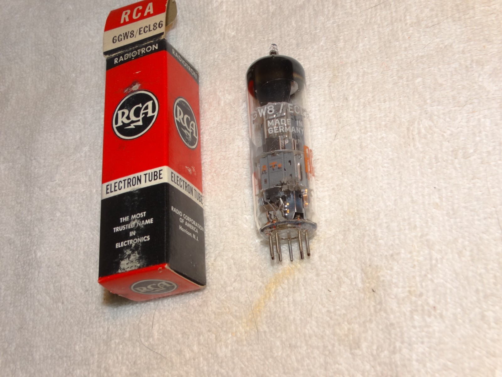 1 x 6GW8/ECL86 Siemans/RCA Tubes*Germany*Super Strong Testing*NOS*NIB #2