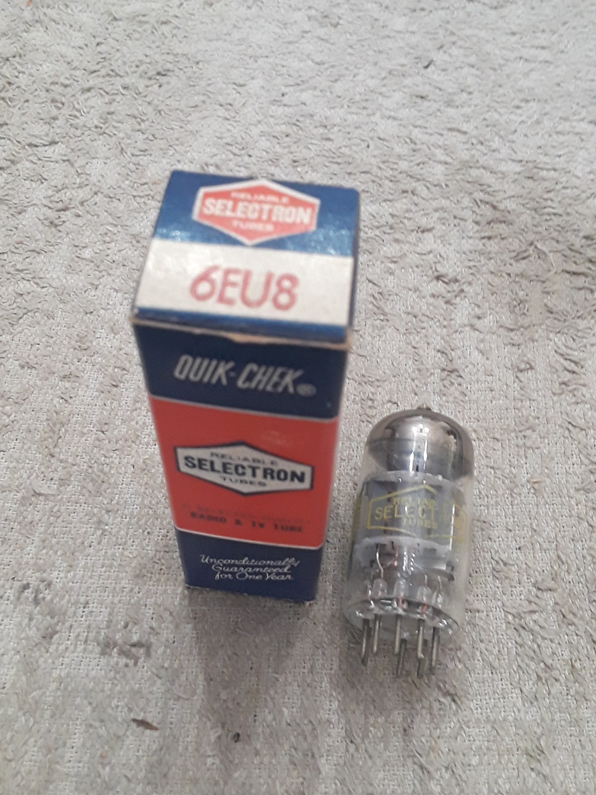 NOS Reliable Selectron 6EU8 Vacuum tube