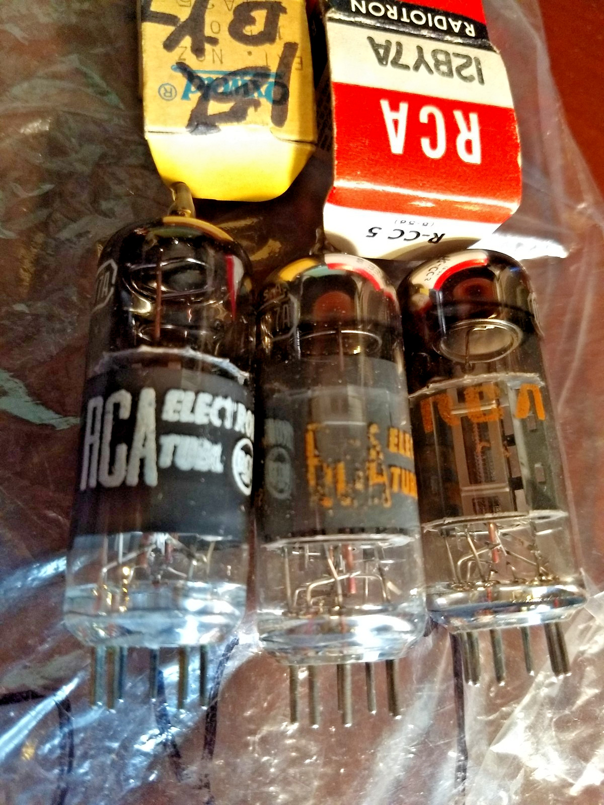 3 RCA 12BY7A Radio Amplifier Electron Vacuum Tubes EICO 625 Tested STRONG