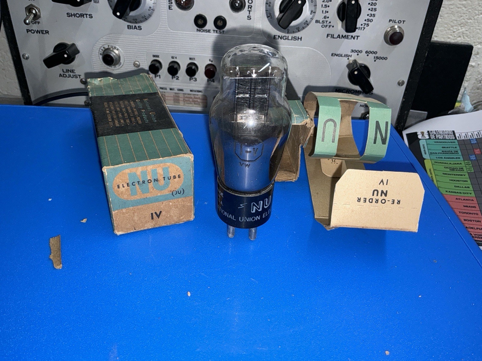 2 NOS/NIB National 1V / IV / CV1999 Half Wave Rectifier Audio Vacuum Tube Valve
