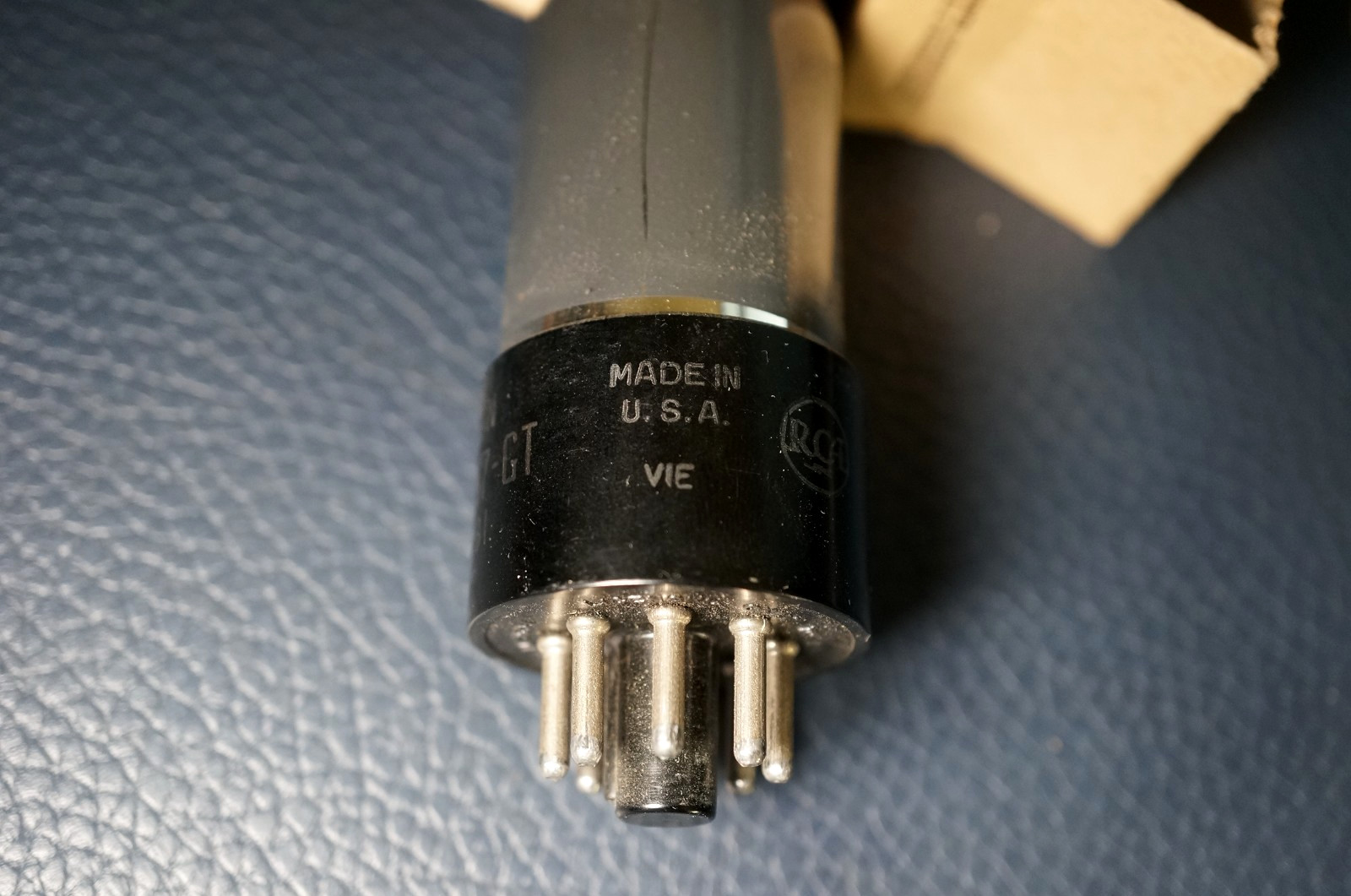 1 – RCA JAN-CRC-6SN7GT VT231 / EARLY 1945’s / SMOKED MIL SPEC / NOS