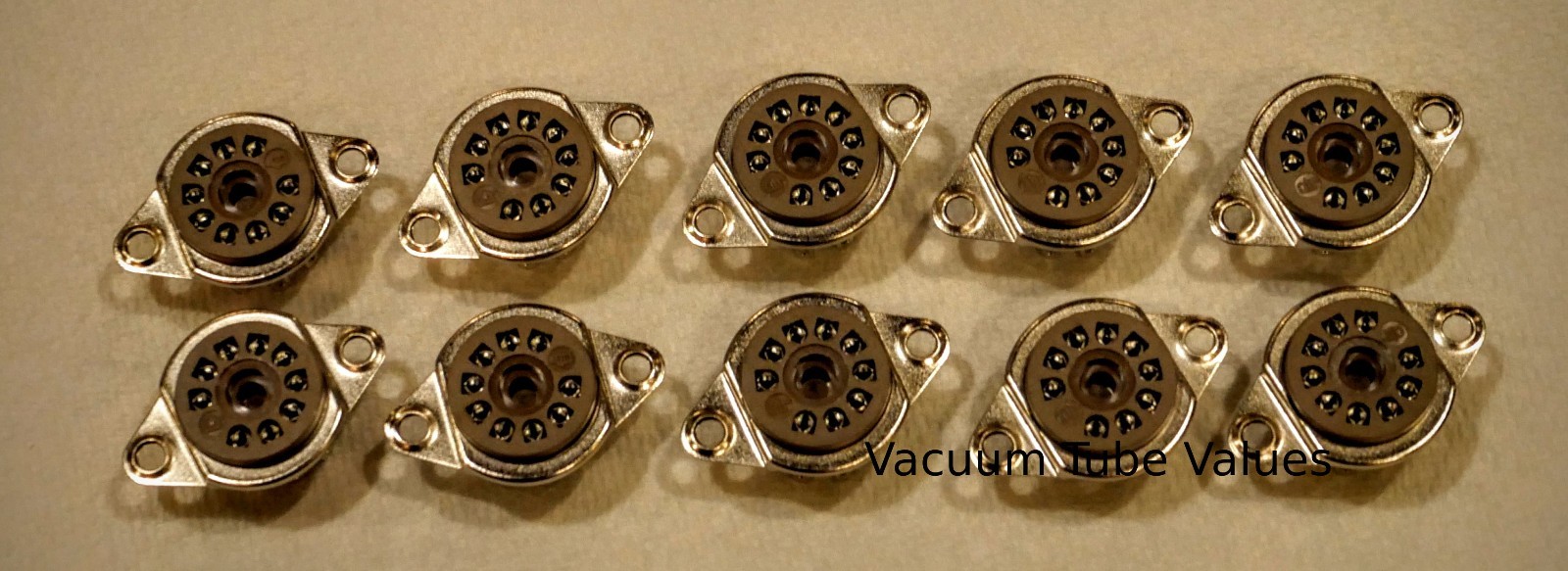 BELTON 9 pin 12AX7, EL84 tube sockets, P-ST9 TOP MOUNT 10 PCS