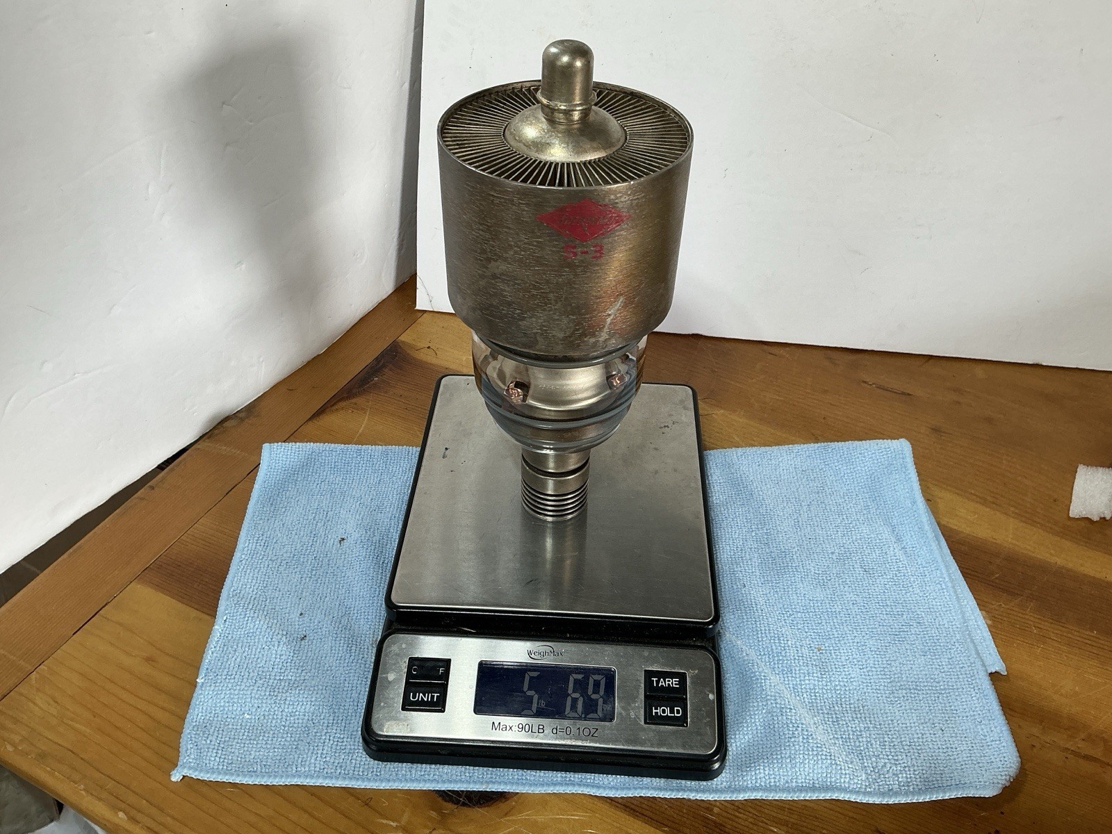 RARE Thermall Thales ? 5-3 Transmitting Triode Tube Similar To 3CX2500A3 8161R