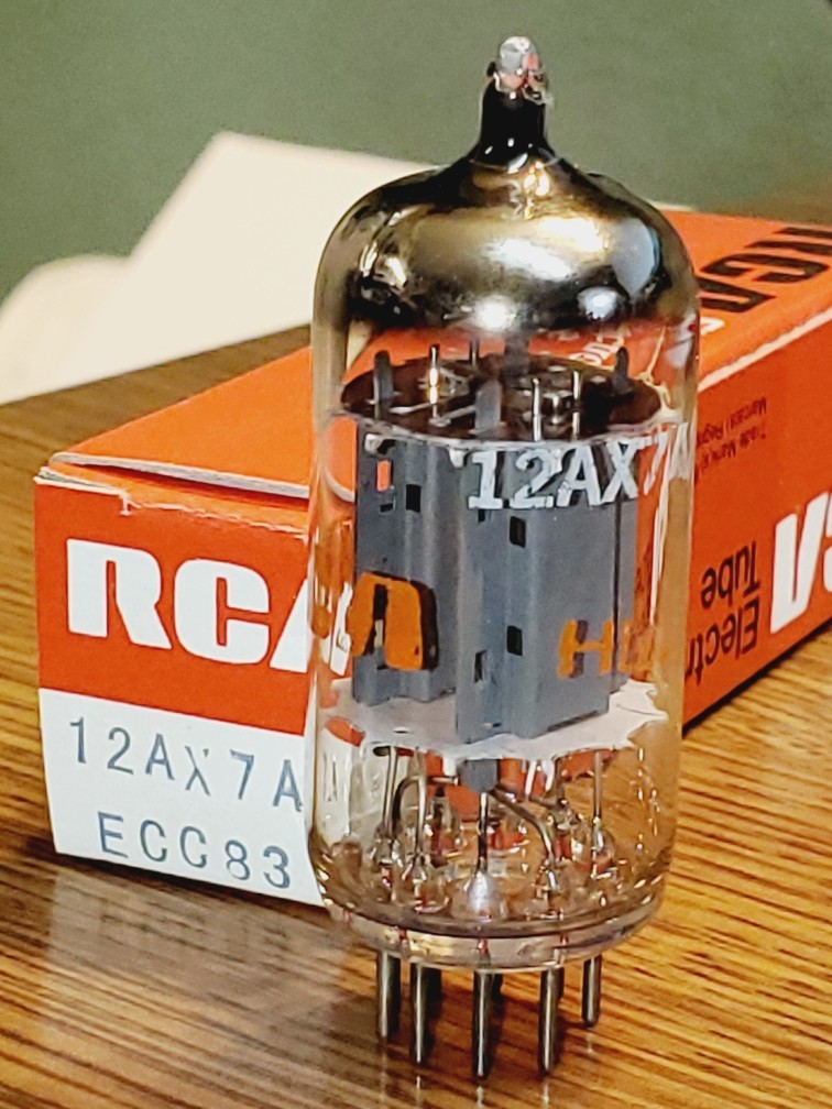 12AX7A/ECC83 “RCA” Ei/Tele Smooth Plate MaxiPreamp2/TV-7 tested (1) tube lot
