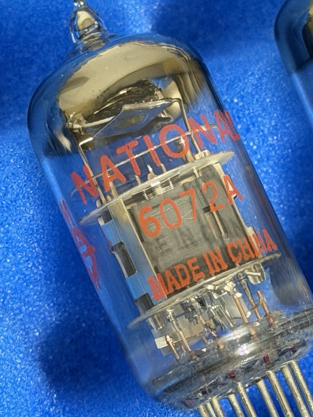 2 National 6072A Tubes / Etracer Computerized Tested / 12AY7 / China