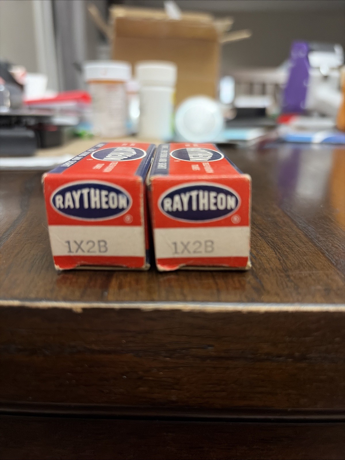 1X2B Raytheon Electron Tube Lot of 2