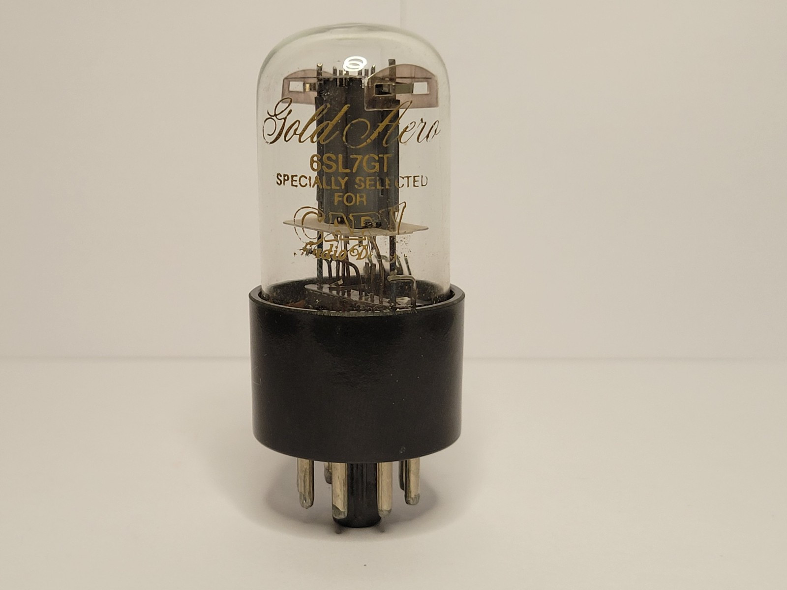 Gold Aero 6SL7 made For Cary Audio Tv7 Tested