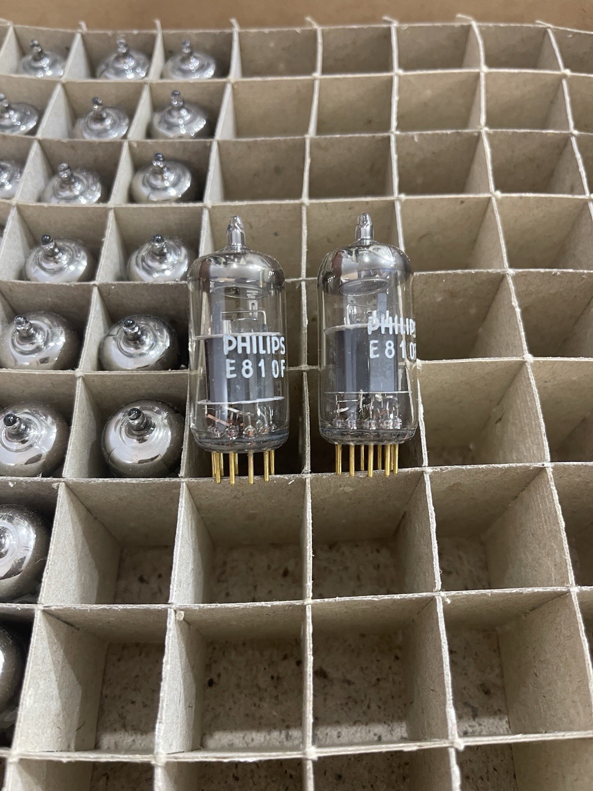 Philips E810F D3a E280F E282F E810F Gold pin NOS Tested Matched Pair