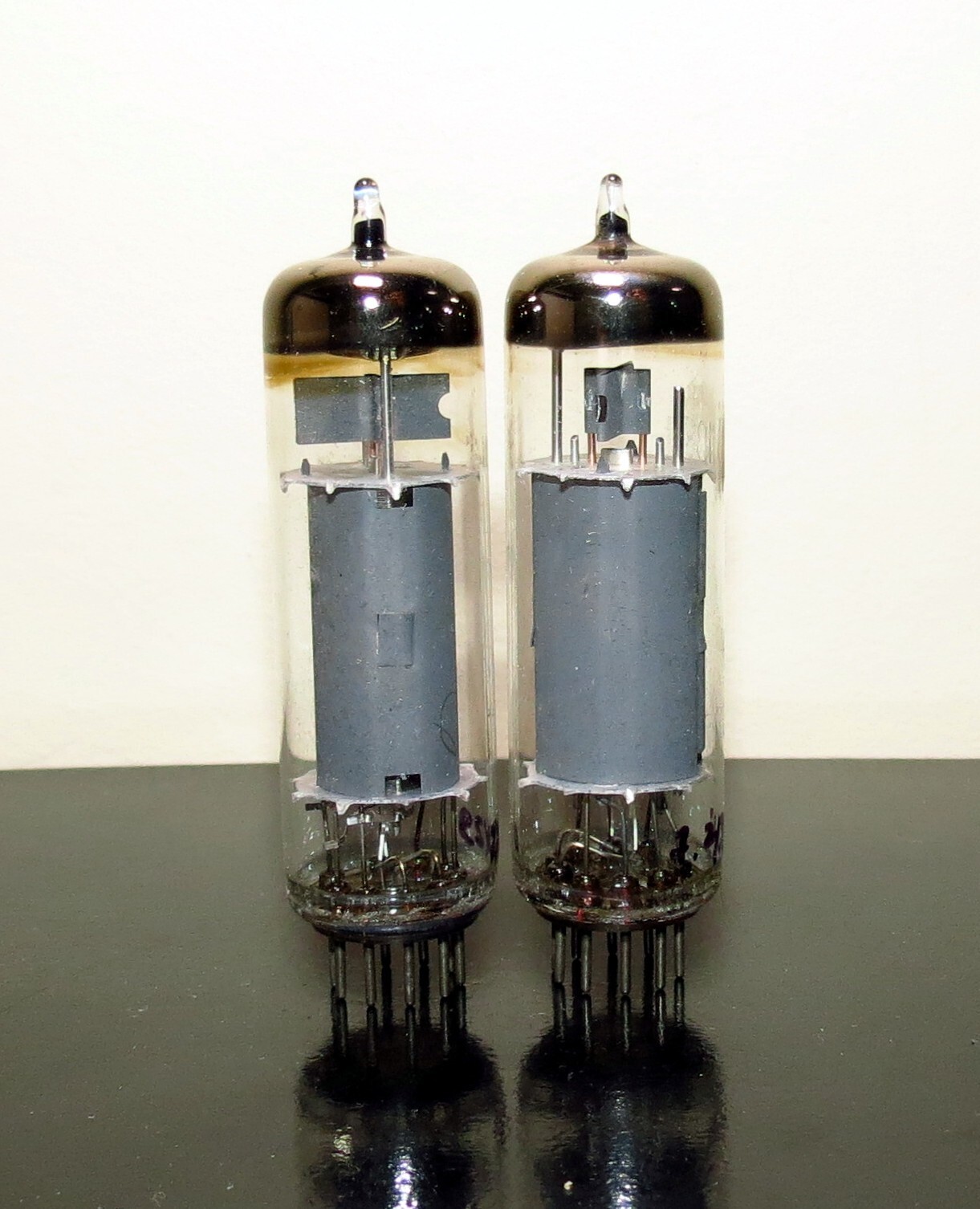 RARE Matched Pair Telefunken 7189/EL84/6BQ5 tubes – Diamond – Test NEW