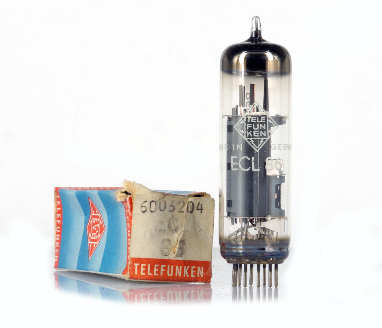 ECL86/6GW8 TELEFUNKEN NOS DIAMOND Tube Lampe TSF Röhre Valve 진공관 真空管 电子管 Valvula