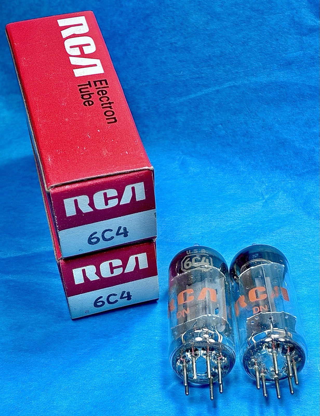 Pair of 2 – RCA 6C4 EC90 CV133 Tested 100% VACUUM TUBE Strong Tubes