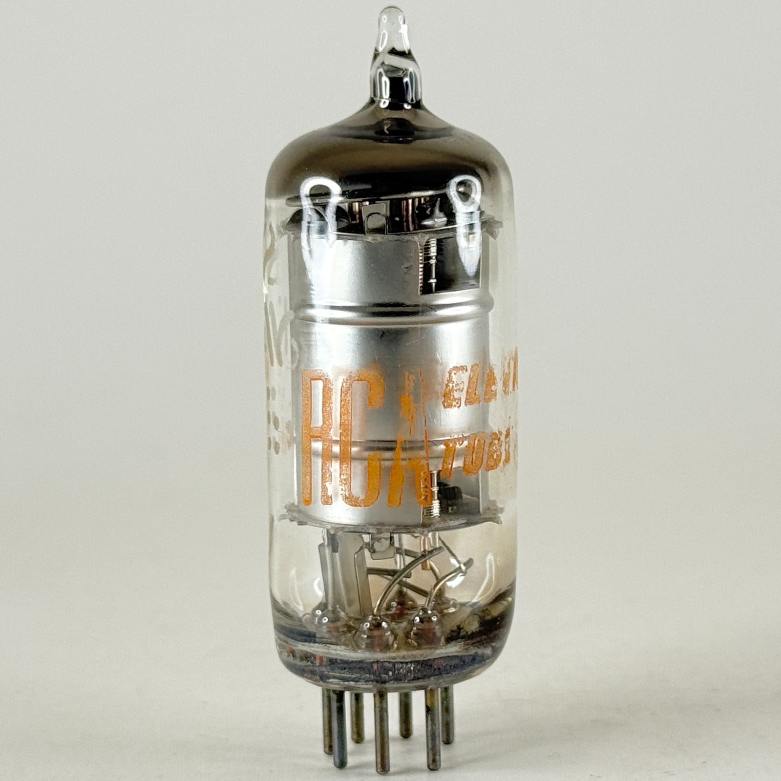 (1) Tested 1964 RCA 12EA6 Tube Silver Plate with Box Code NM Pentode Tube (d)