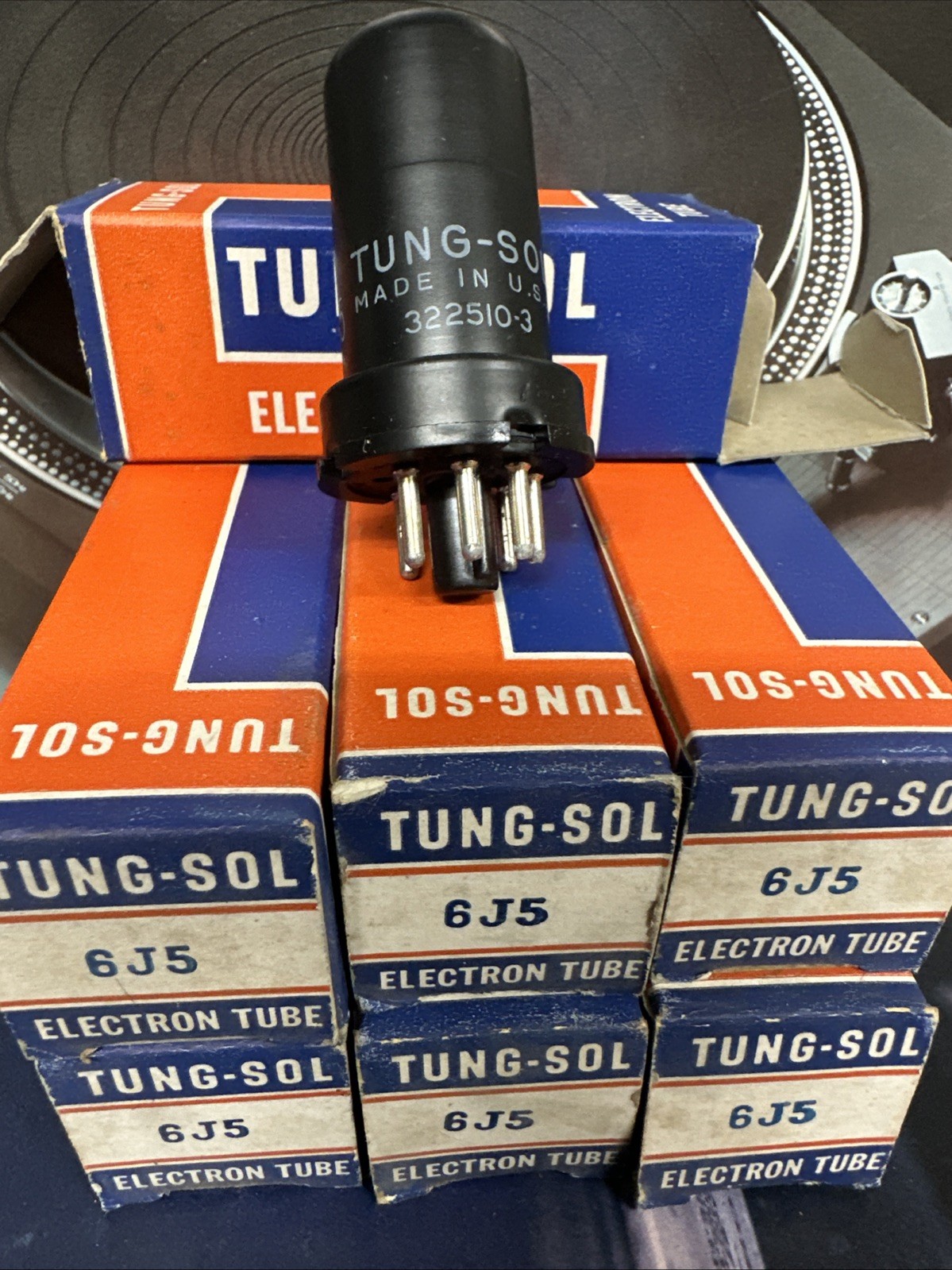 NOS 6J5 Vt-94 Tube Metal Audio Tubes Lot Of (7)
