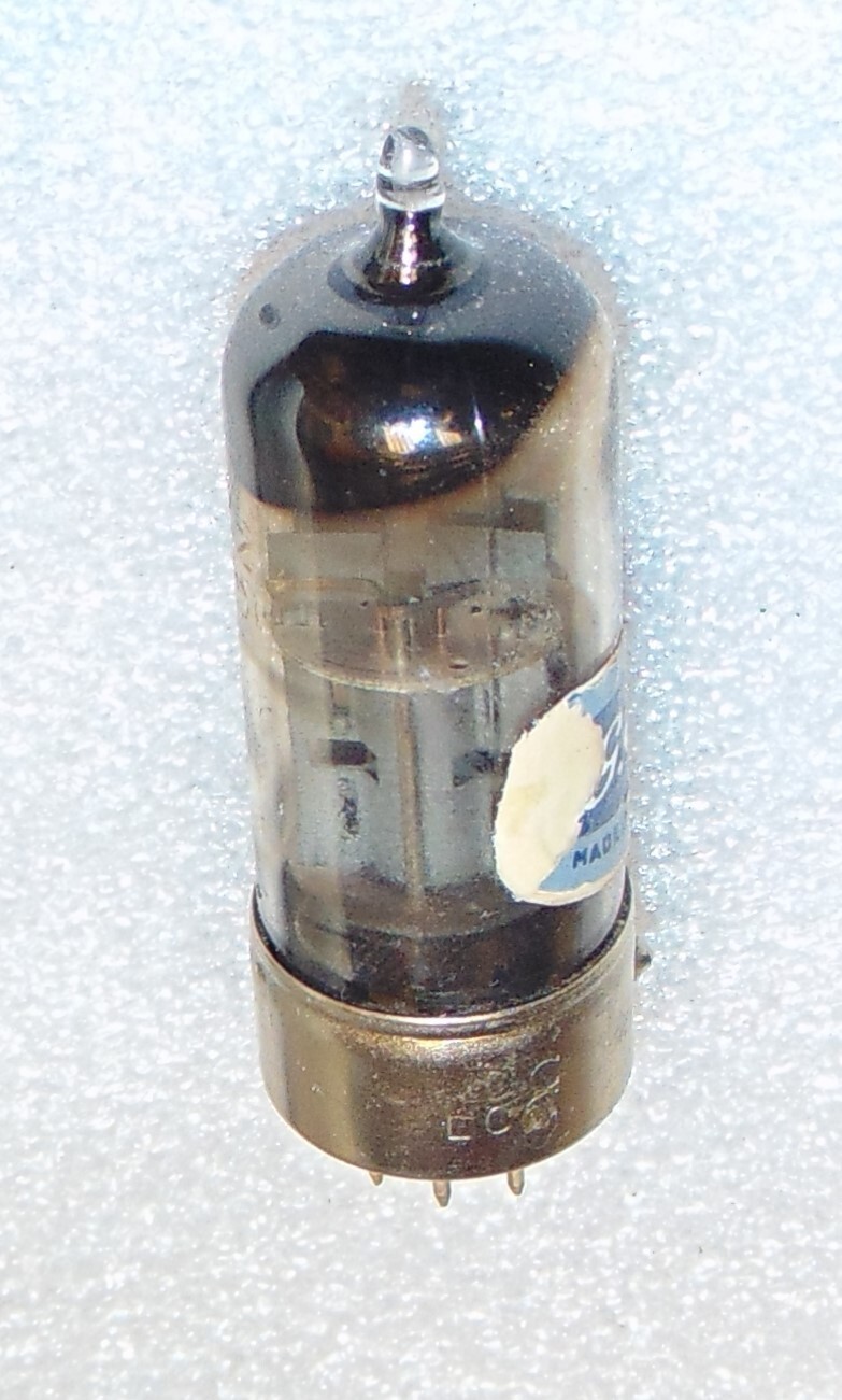 RARE METAL BASE TUBE CV3884 ECC87 ECC40 GEC DECAL HOLLAND MADE HIGHEST QUALITY