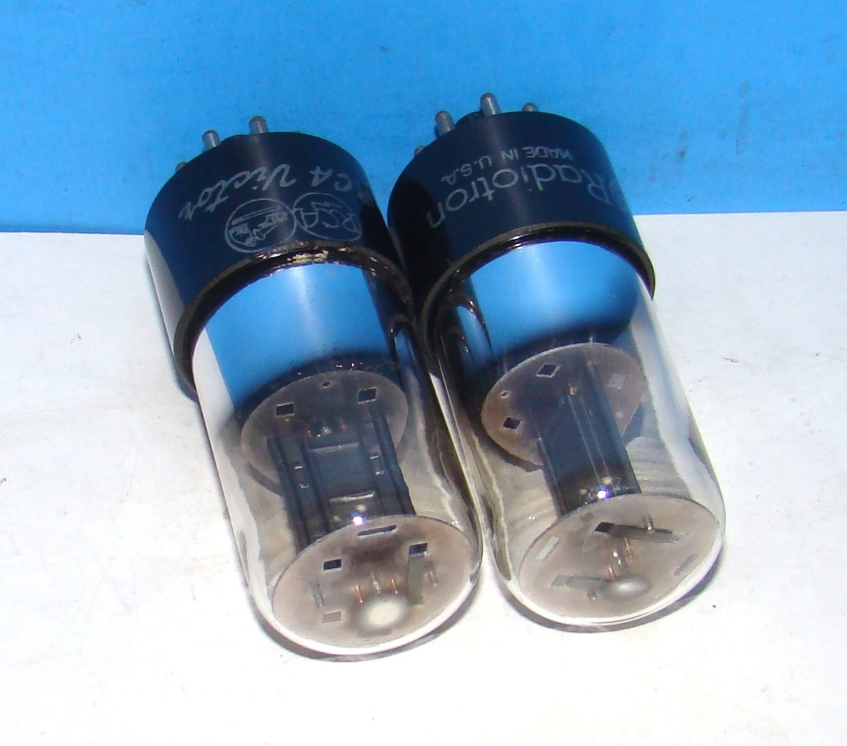 6J5GT 2 radio RCA audio electron amplifier vacuum tubes valve tested 6J5G 6J5