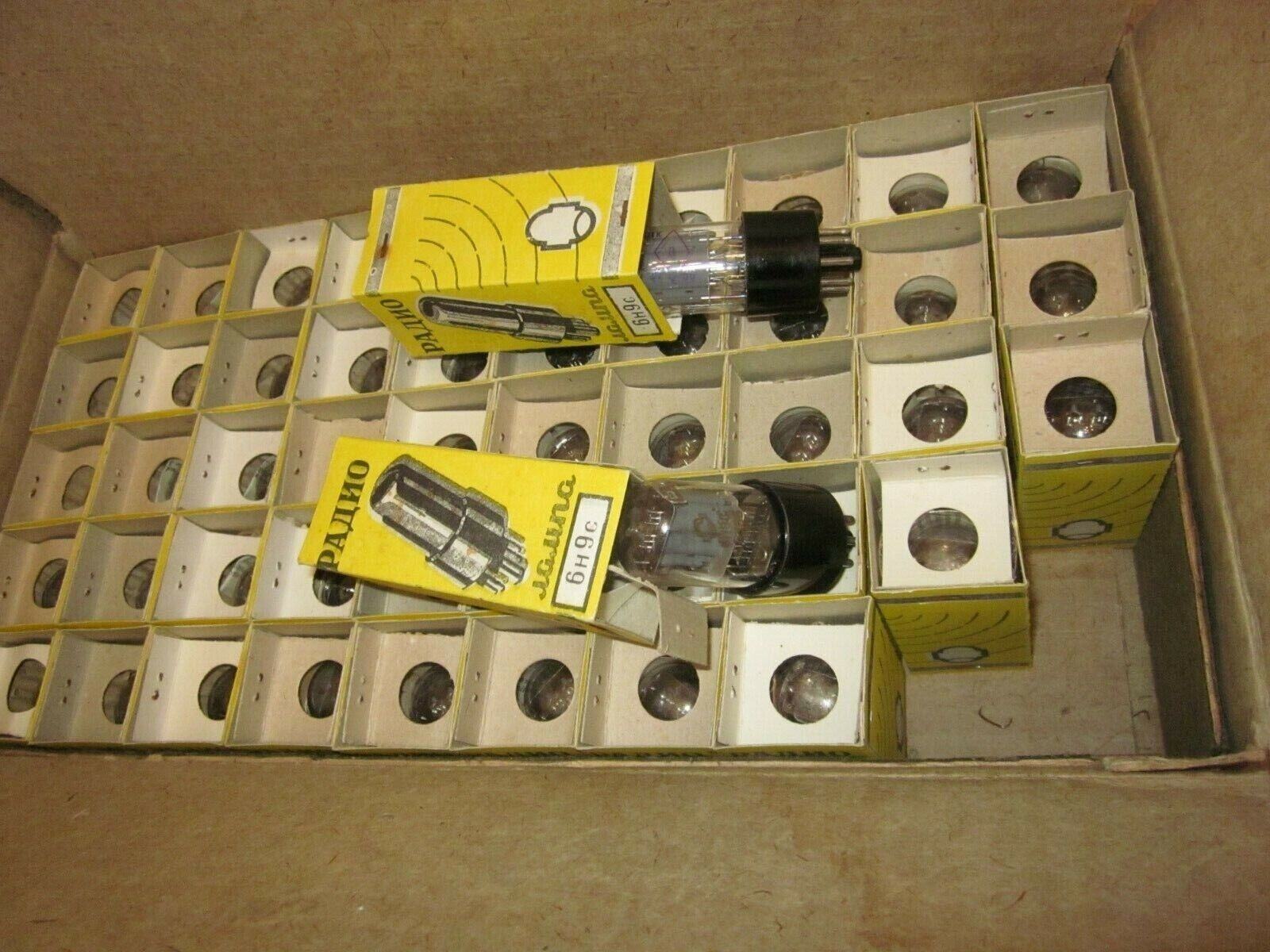 4x 6N9S=6SL7=1579 Double Triode NOS OTK / Same Date / Original boxes / Vintage