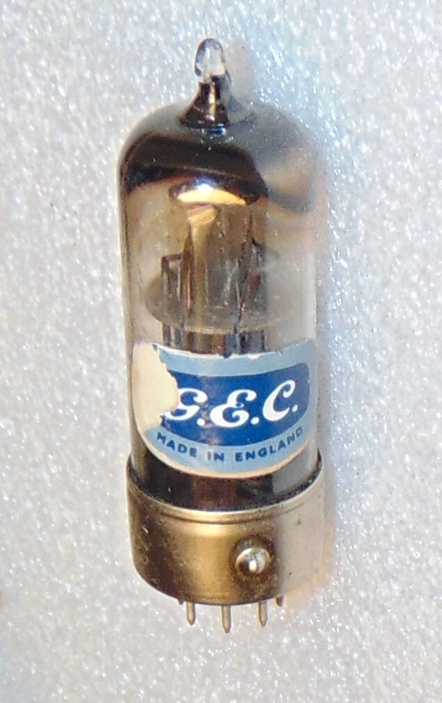 RARE METAL BASE TUBE CV3884 ECC87 ECC40 GEC DECAL HOLLAND MADE HIGHEST QUALITY