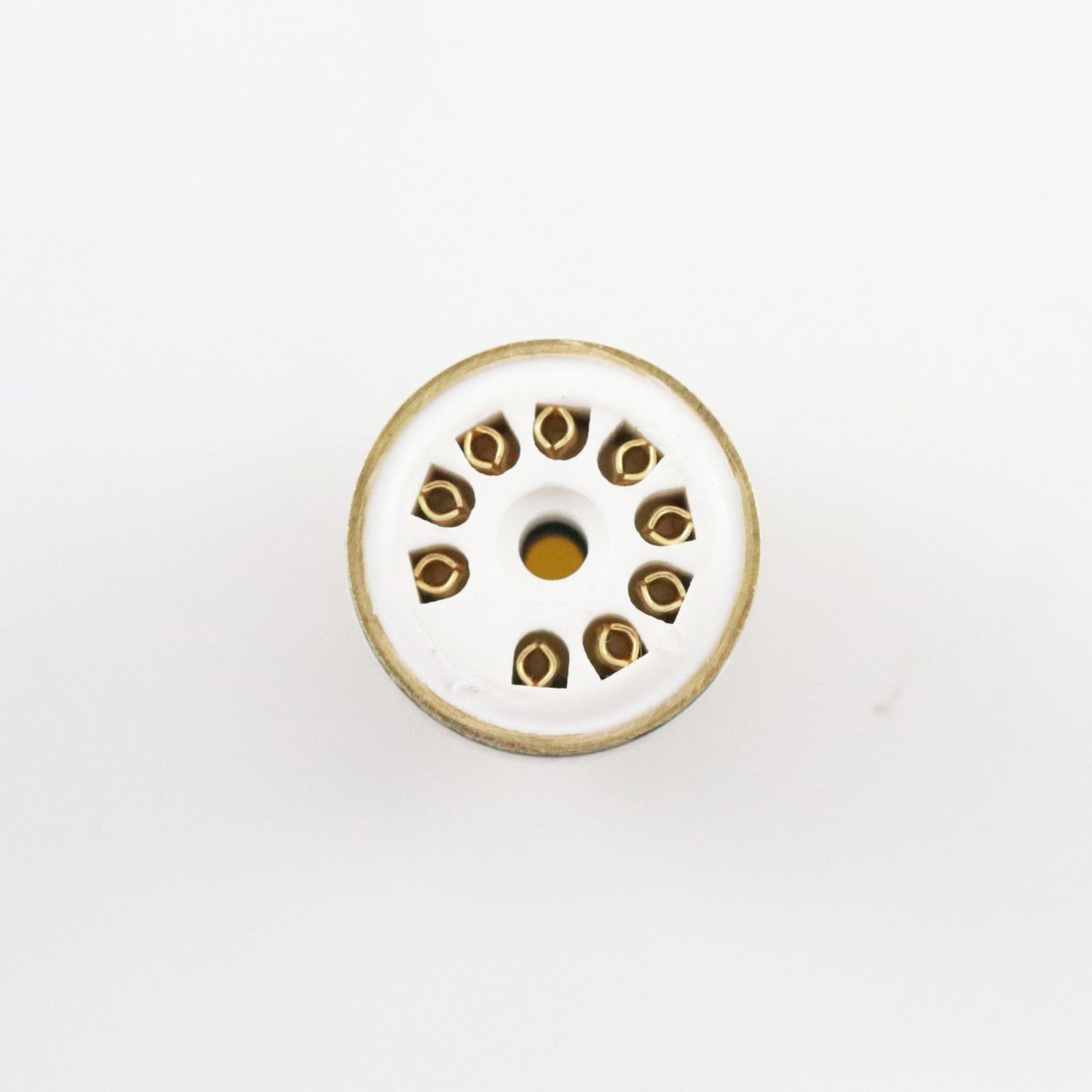 One Gold plated 6U8A ECF82 TO 7199 [Bottom] Vacuum tube convert socket