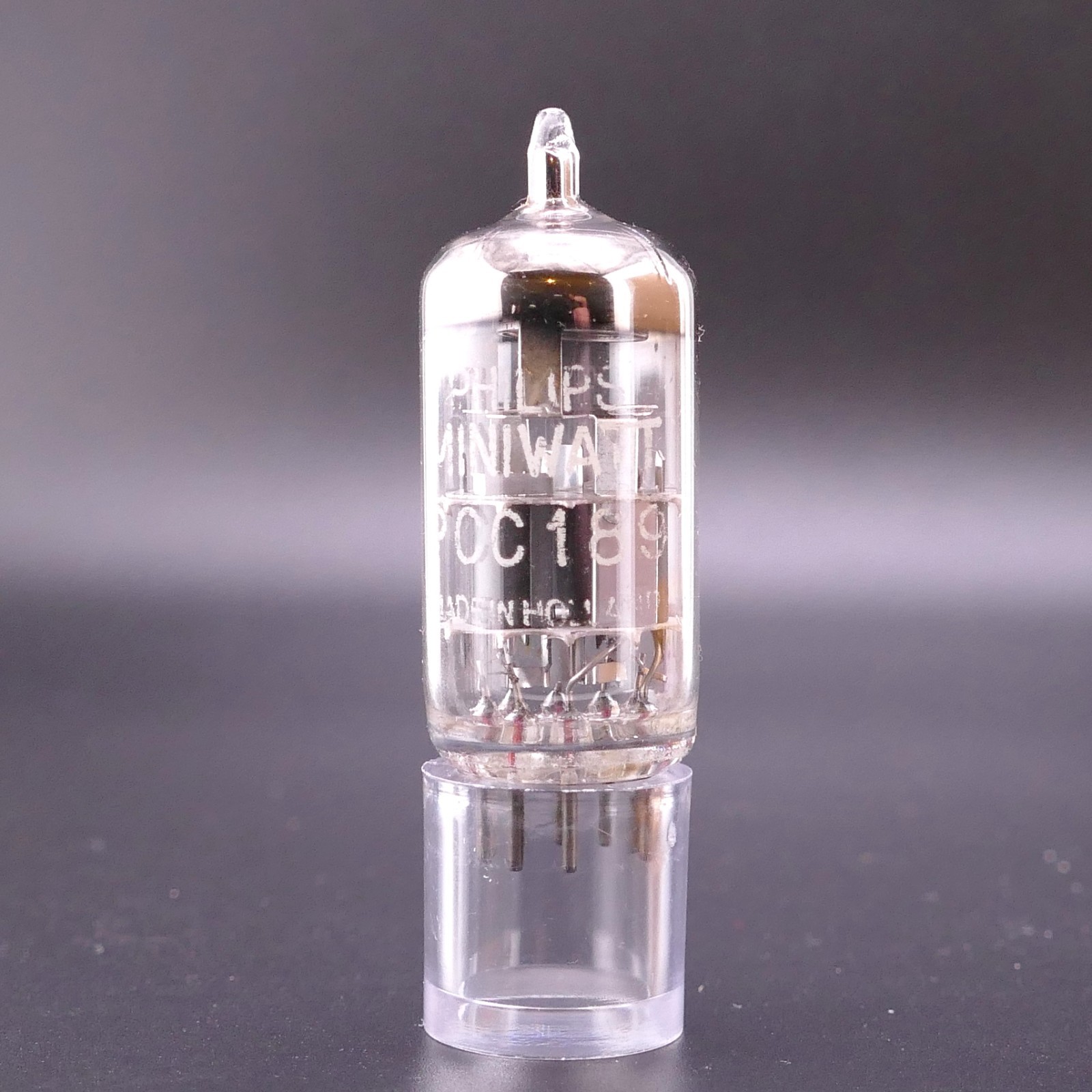 One PHILIPS MINIWATT PCC189 Tube NOS NIB GM[%]: 125/106 EM[%]: 130/94 AMPLITREX