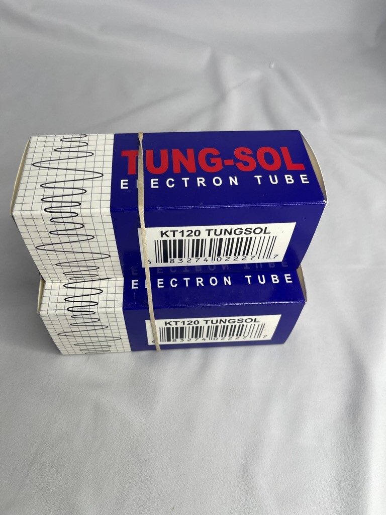 Factory Platinum Matched Pair Tung Sol KT120 Tubes Brand New in Box